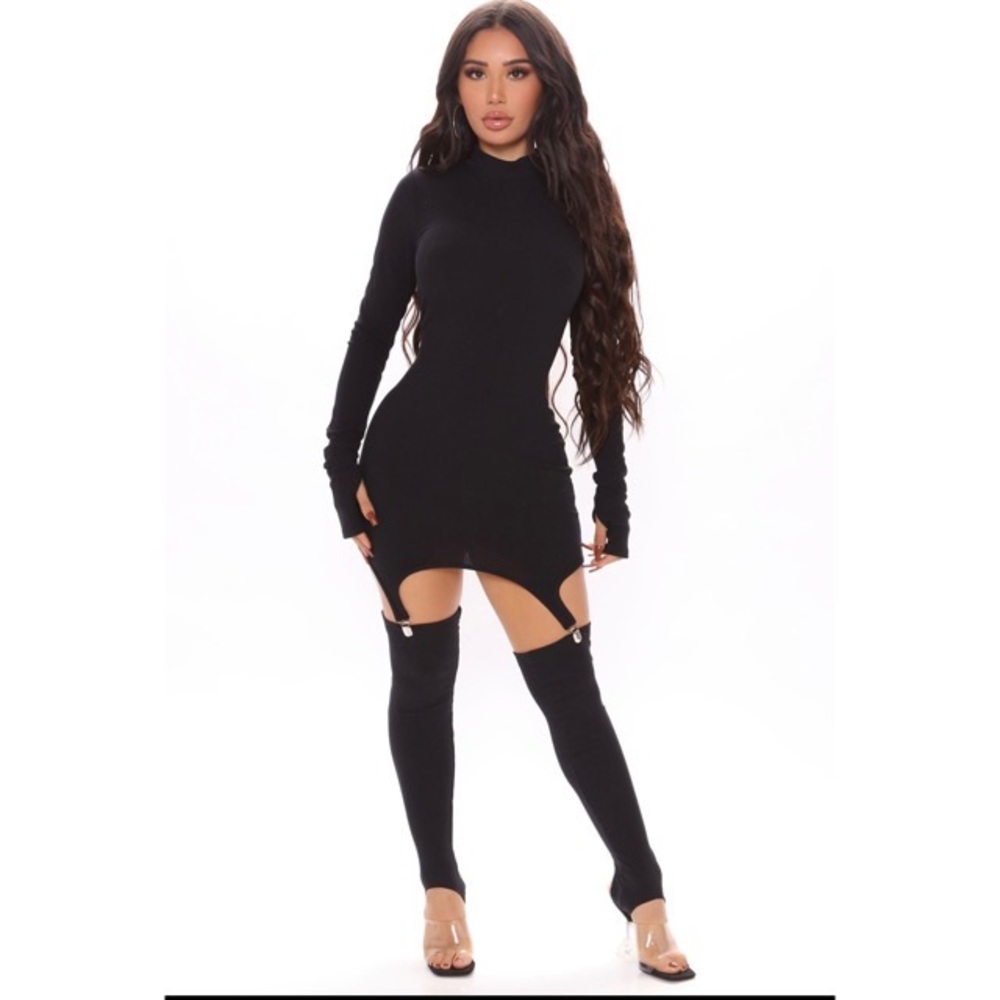 Garter bodycon dress